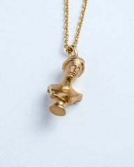 Pompeii Goddess Statue Necklace