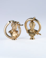 Pompeii Goddess Statue Earring
