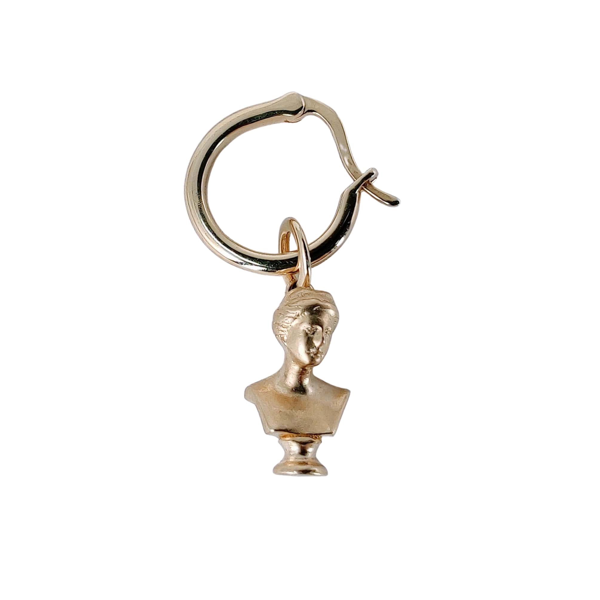 Pompeii Goddess Statue Earring